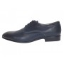 Pantofi Derby bărbați bleumarin din piele naturală perforată 346ABLM